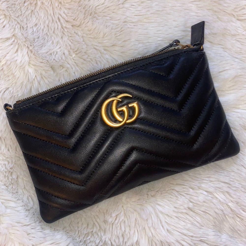 Gucci GG Matelasse GG Marmont Chain Crossbody Bag